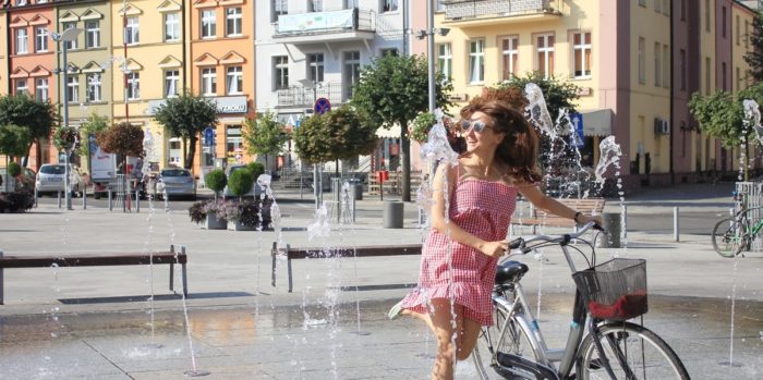 Brodnica lato w mieście