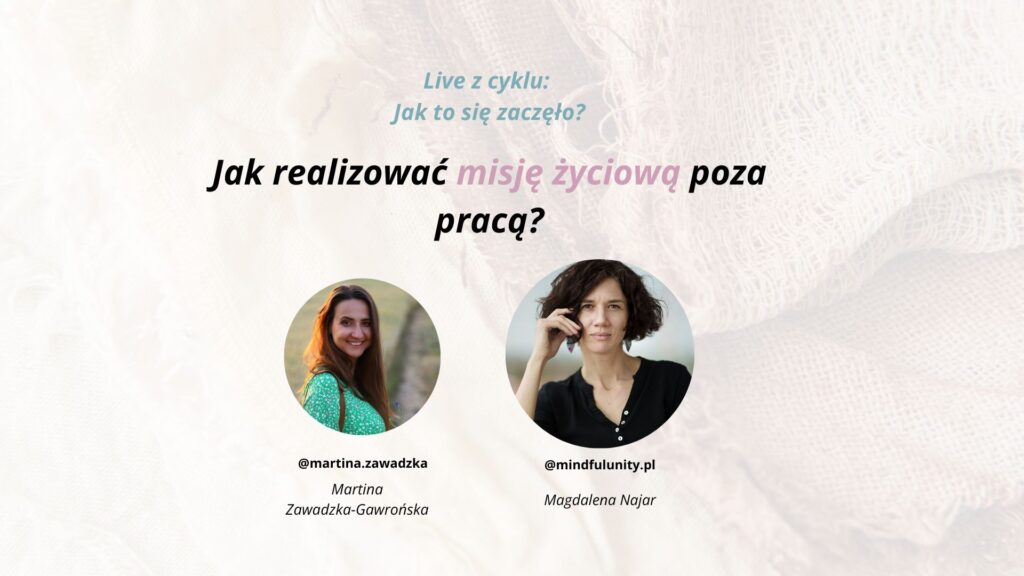 misja życiowa poza pracą