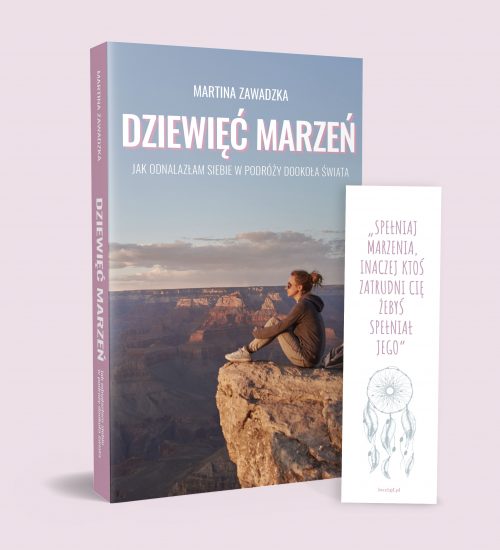 Książka Dziewięć marzeń z zakładką Martina Zawadzka